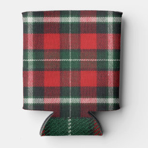 Chequered fabric texture: blank, versatile can cooler