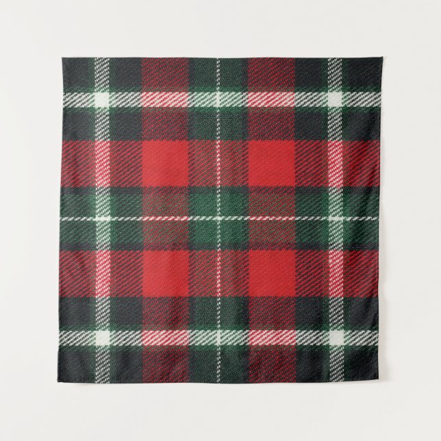 Chequered fabric texture: blank, versatile tapestry (Front)