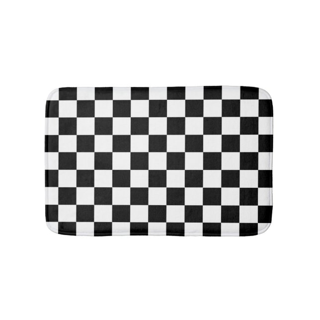 Chequered  Flag Bath Mat (Front)