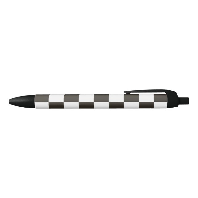 Chequered Flag (Black and White) (Chequered Patter Black Ink Pen (Top)