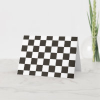 Chequered Flag (Black and White) (Chequered Patter