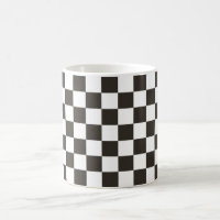 Chequered Flag (Black and White) (Chequered Patter