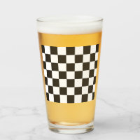 Chequered Flag (Black and White) (Chequered Patter