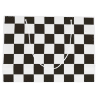 Chequered Flag (Black and White) (Chequered Patter