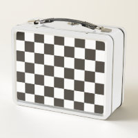 Chequered Flag (Black and White) (Chequered Patter