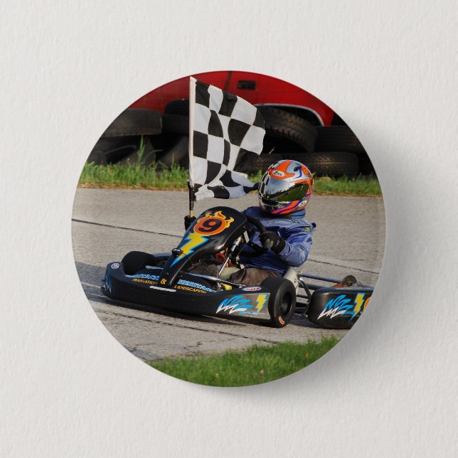 chequered flag button (Front)