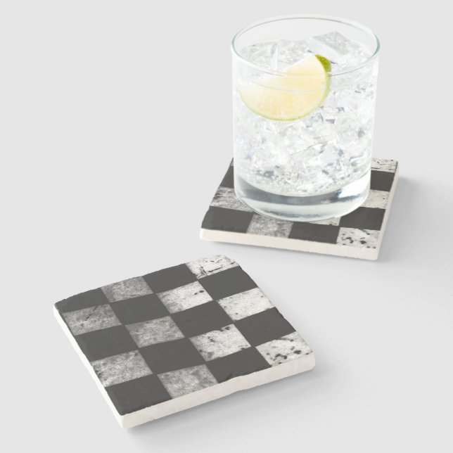 Chequered Flag Coaster (Side)