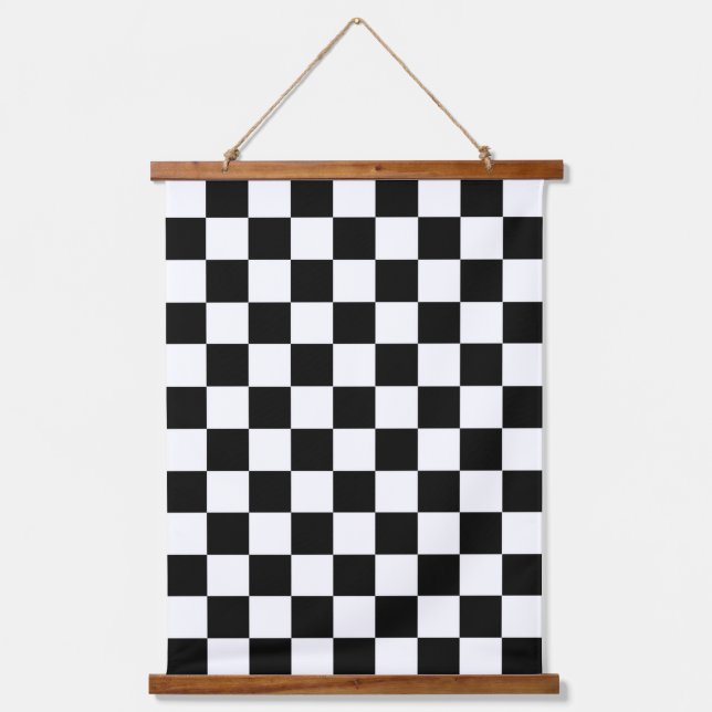Chequered Flag Hanging Tapestry (Front)