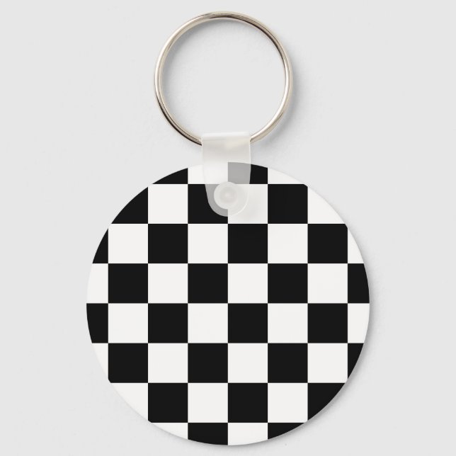 Chequered Flag Key Ring (Front)