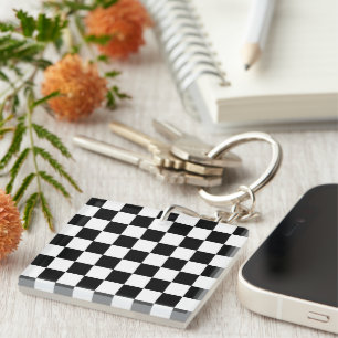 Chequered Flag Key Ring
