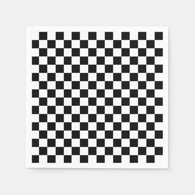 Chequered Flag Napkin (Front)