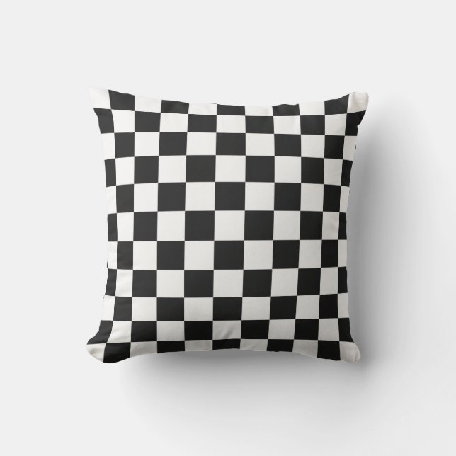 Chequered  Flag Outdoor Cushion (Front)