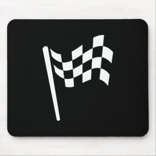 Chequered Flag Pictogram Mousepad