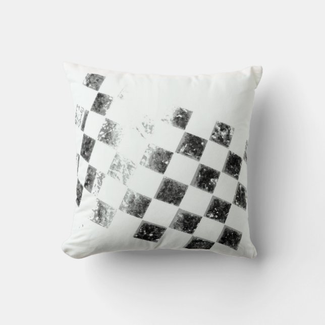 Chequered Flag Pillow (Front)