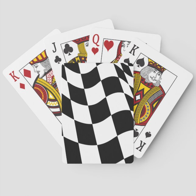 Chequered Flag Playing Cards (Back)