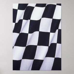 Chequered flag poster