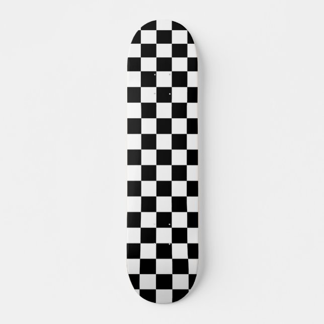 Chequered Flag Skateboard (Front)