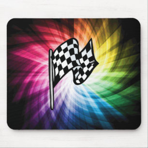 Chequered Flag Spectrum Mouse Pad