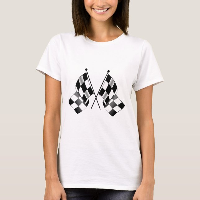 chequered flag T-Shirt (Front)