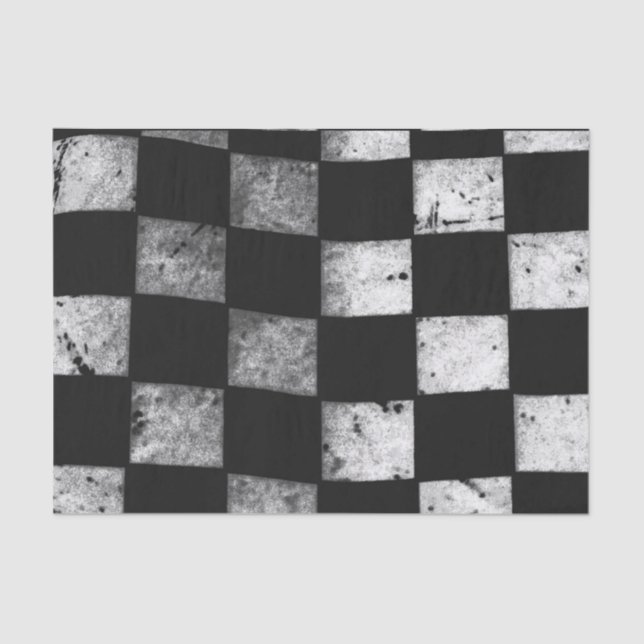 Chequered Flag Tissue Paper (Front)