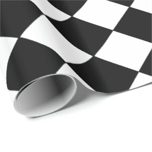 Chequered Flag Wrapping Paper