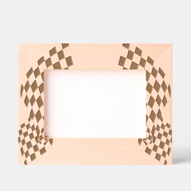 Chequered Flags Design Etched Frames (Front)