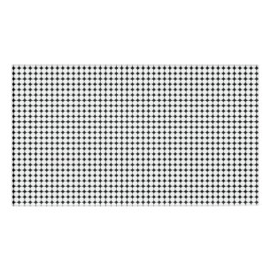 Chequered Halftone Name Tag