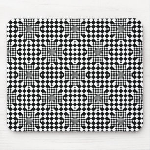 Chequered Illusion by Kenneth Yoncich Mouse Pad