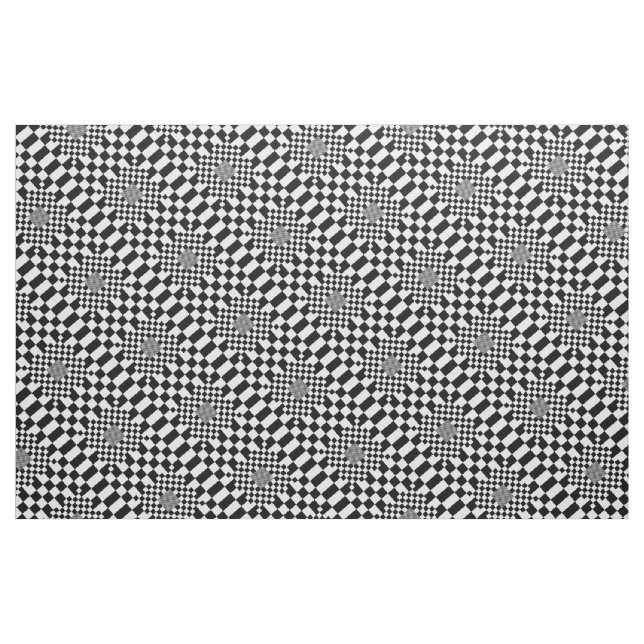 Chequered Illusion Fabric (Fat Quarter)