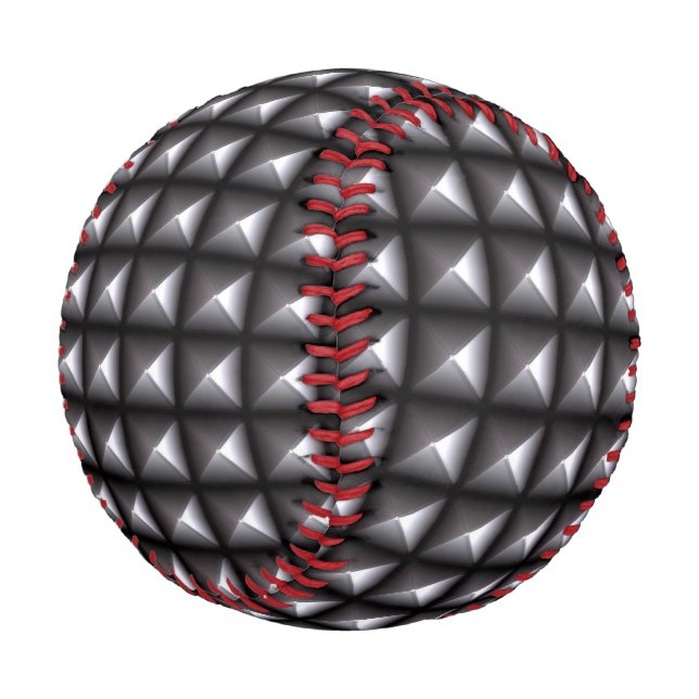 Chequered Industrial Style Background Customisable Baseball (Angled)