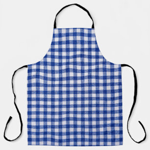 Chequered kitchen cloth. Well seen pattern and tex Apron
