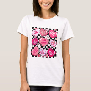 Chequered Labour And Deliver Oh By  T-Shirt
