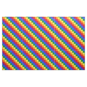 Chequered  LGBT pattern Fabric