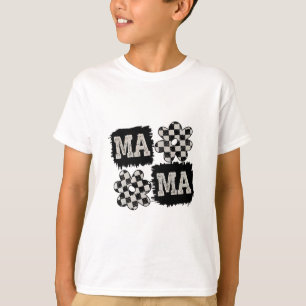 Chequered Mama Mothers Day Mum to Be T-Shirt