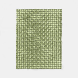 Chequered Metal Stainless Steel Flooring Texture Fleece Blanket