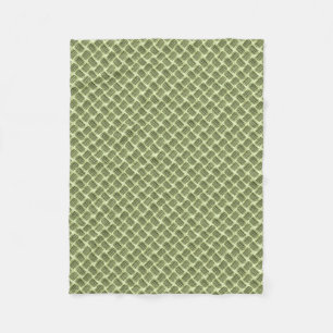 Chequered Metal Steel Flooring Diagonal Texture Fleece Blanket