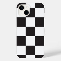 Chequered Mod Black and White Pattern