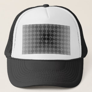 Chequered Moire by Kenneth Yoncich Trucker Hat