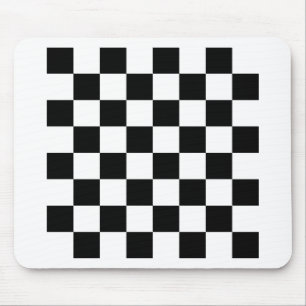 chequered mouse pad
