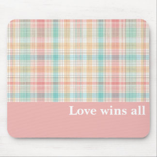 Chequered mouse pad