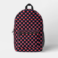 Chequered North Korea Flag Pattern 