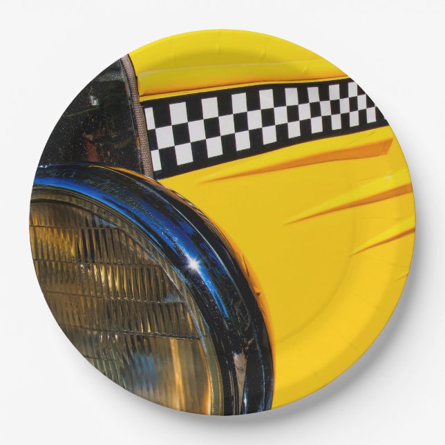 Chequered Past Paper Plate (Front)