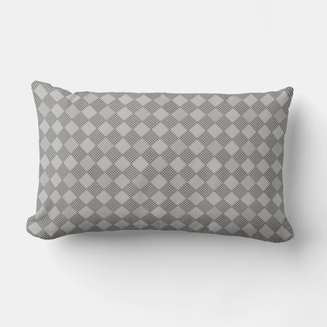 Chequered patches pattern 01 w lumbar cushion (Front)