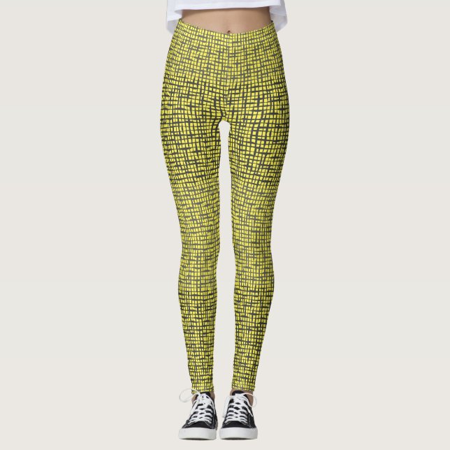 Chequered Pattern.01  Leggings (Front)