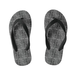 Chequered Pattern.06 Kid's Jandals