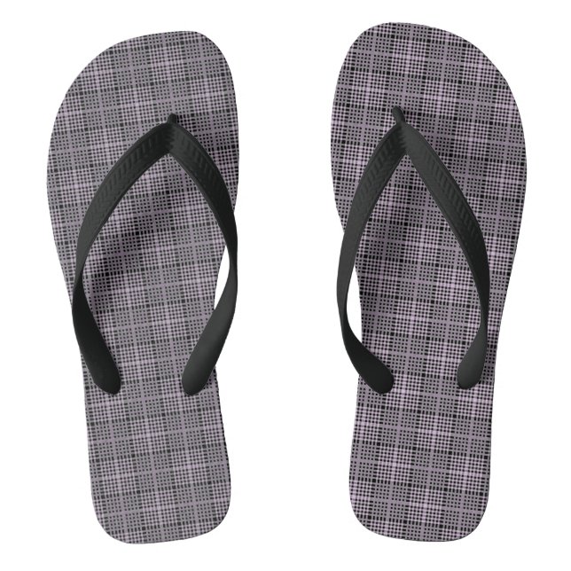 Chequered Pattern.08 Jandals (Footbed)
