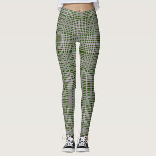 Chequered Pattern.08GR Leggings