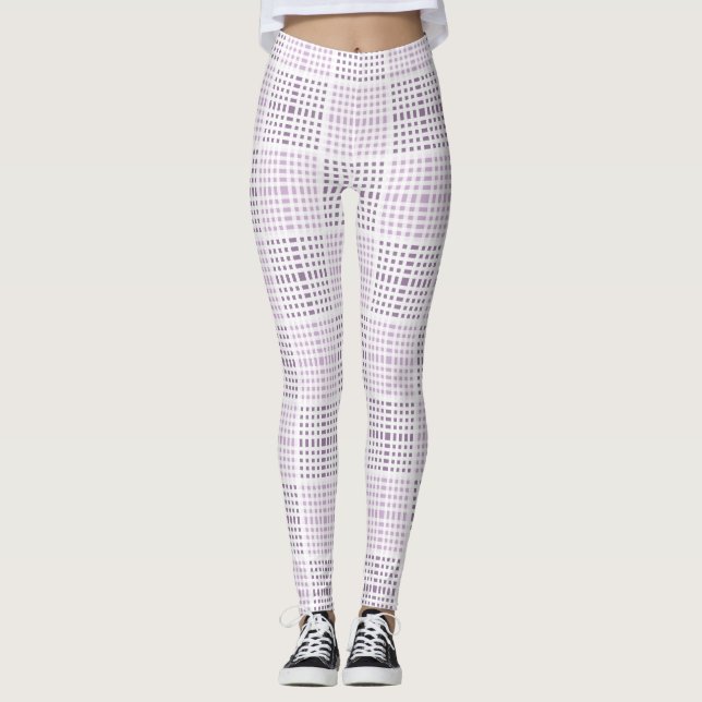 Chequered Pattern.08W Leggings (Front)
