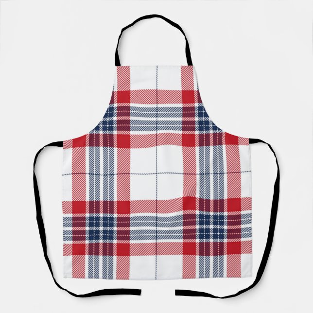Chequered pattern apron (Front)