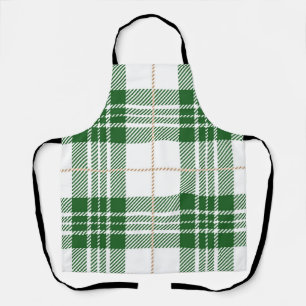 Chequered pattern apron